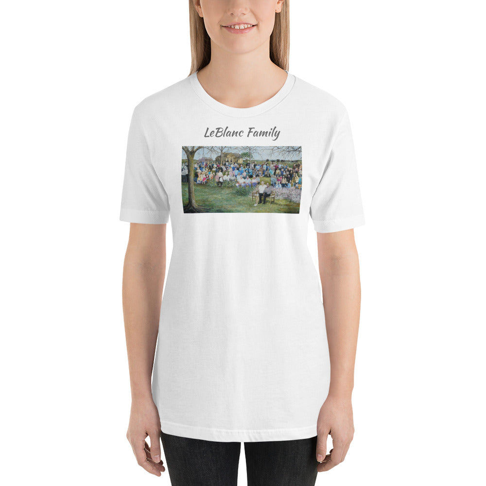 LeBlanc Family Short-Sleeve T-Shirt in White