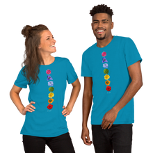 Load image into Gallery viewer, Energy Centers_Chakras_Short-Sleeve Unisex T-Shirt
