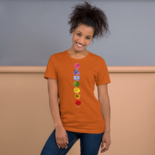 Load image into Gallery viewer, Energy Centers_Chakras_Short-Sleeve Unisex T-Shirt
