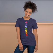 Load image into Gallery viewer, Energy Centers_Chakras_Short-Sleeve Unisex T-Shirt
