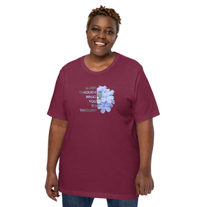 'Grow through what you go through'  Unisex t-shirt