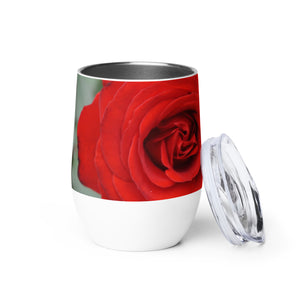 Red Rose Wine tumbler
